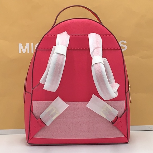 MICHAEL KORS Sheila Medium Front Packet Backpack ELECTRIC PINK COLOR - Picture 6 of 15